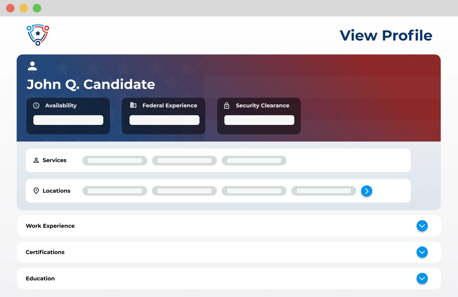 Illustration: Candidate profile